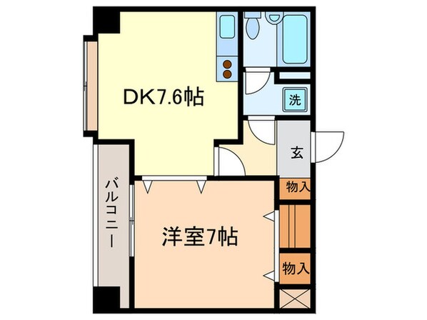 パルナス栄の物件間取画像